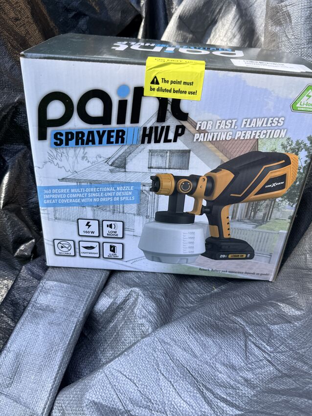 TREXEN HVLP Paint Sprayer Cordless 20V 160W