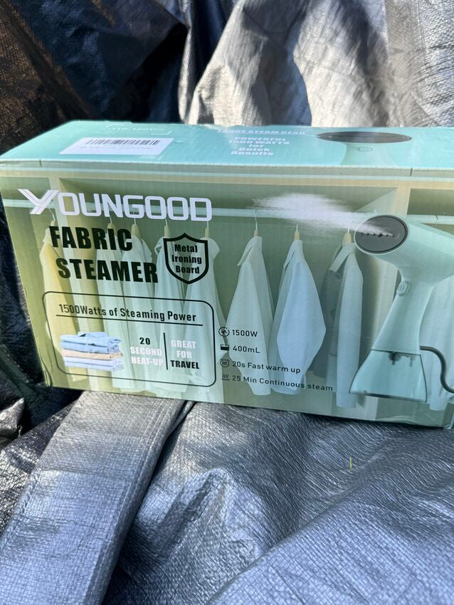 YOUNGOOD Handheld Fabric Steamer 1500W Travel Iron