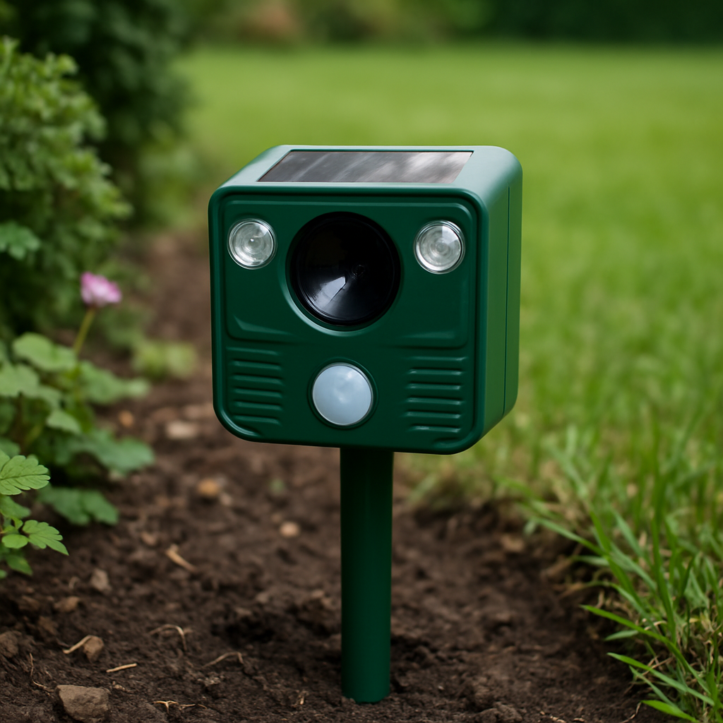 Ultrasonic Animal Deterrent Solar Repeller AR51