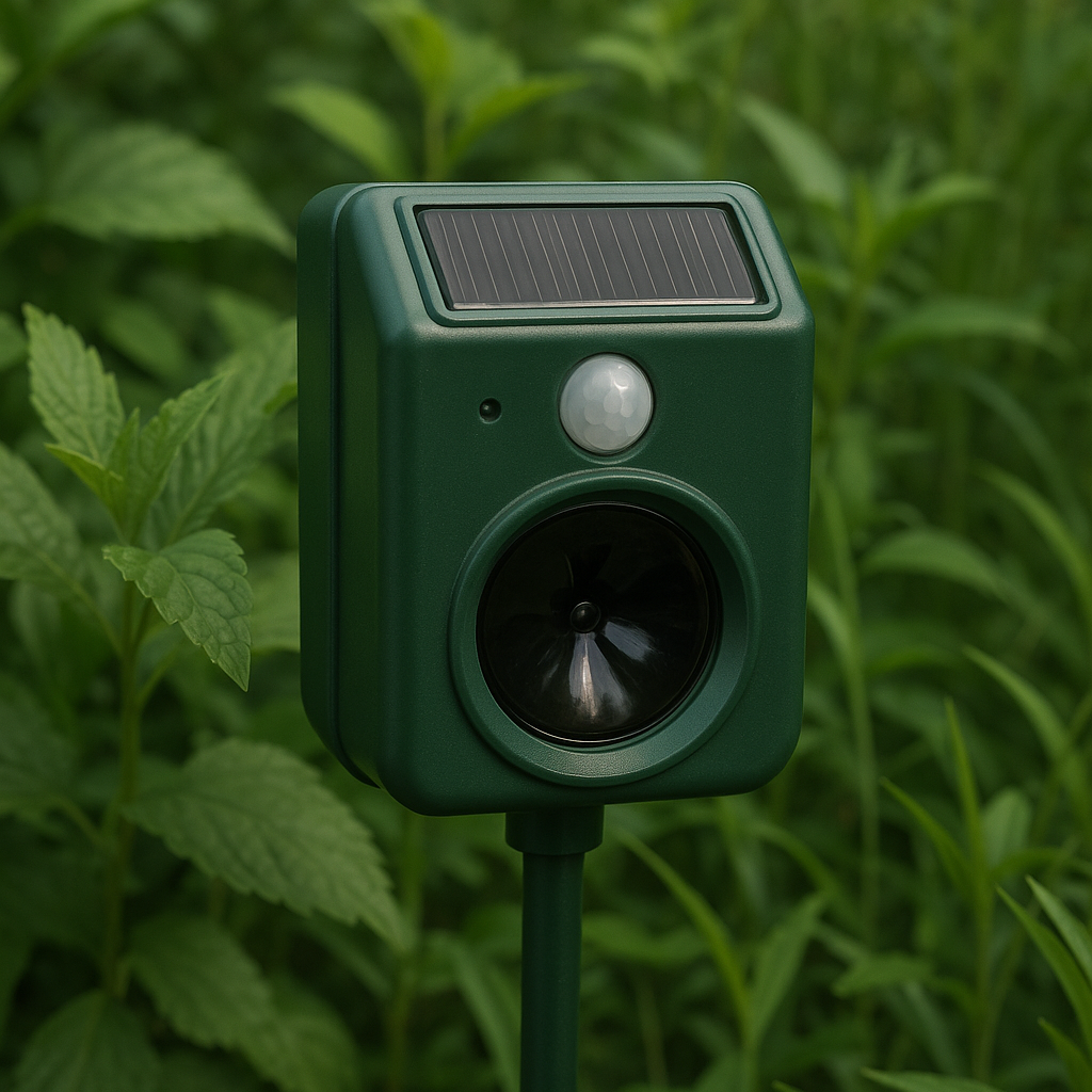 Ultrasonic Animal Deterrent Solar Repeller AR51