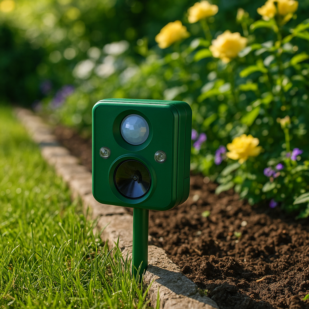 Ultrasonic Animal Deterrent Solar Repeller AR51