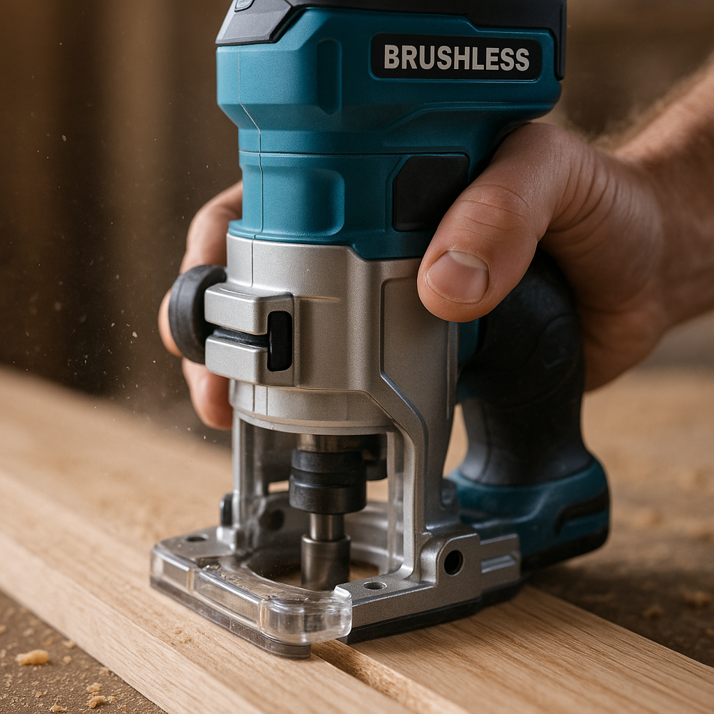 Cordless Router Tool Brushless Wood Trim Router