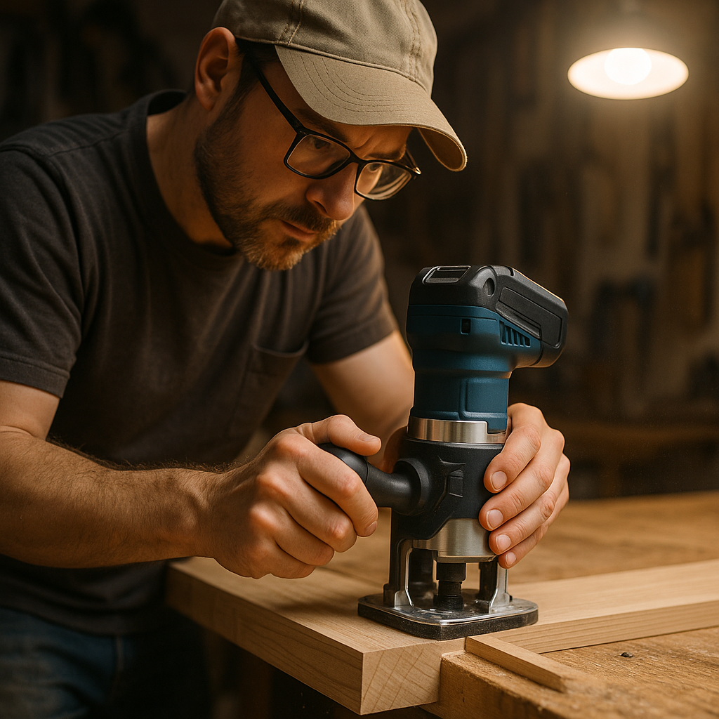 Cordless Router Tool Brushless Wood Trim Router