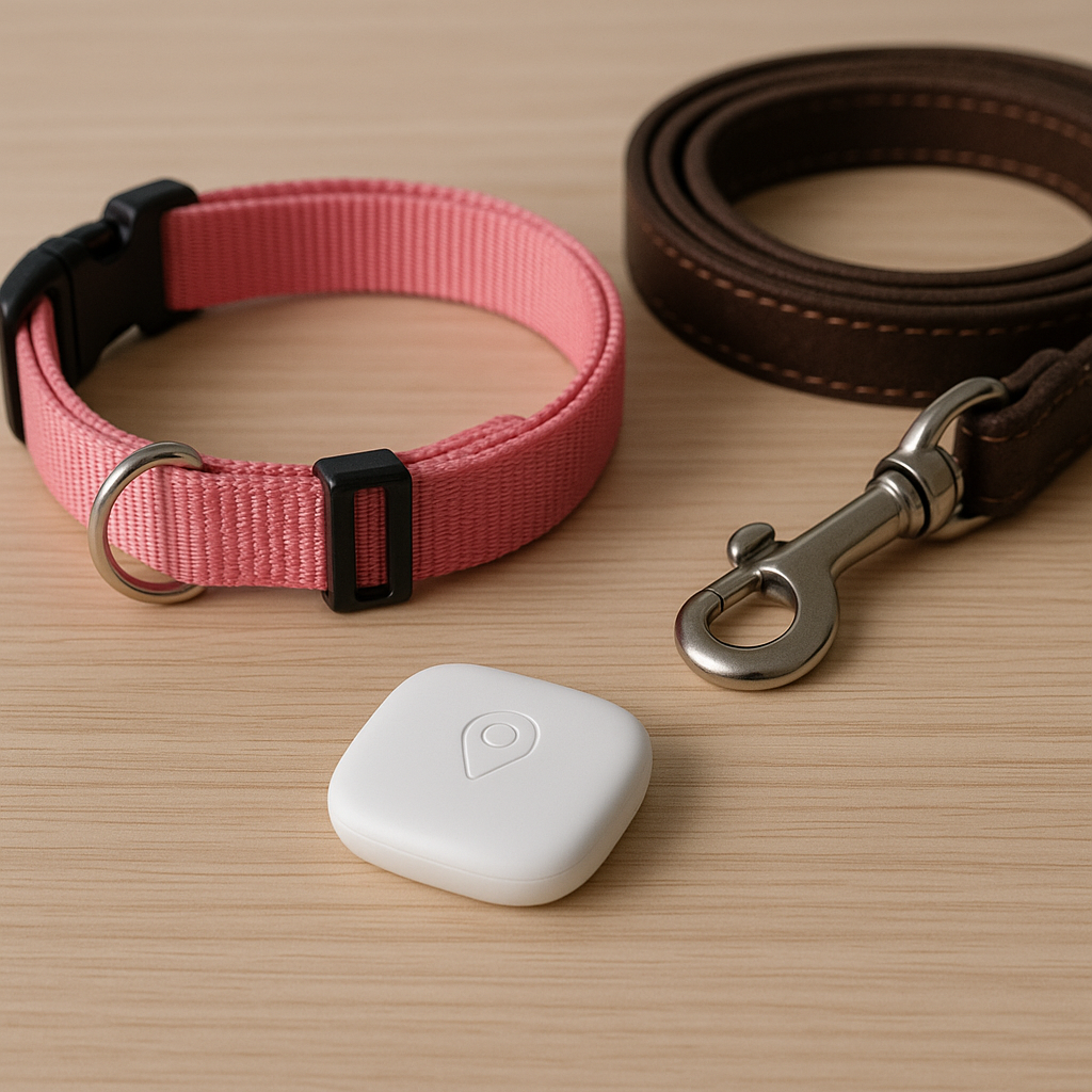 Pet GPS Tracker for Dogs & Cats Works with Find My