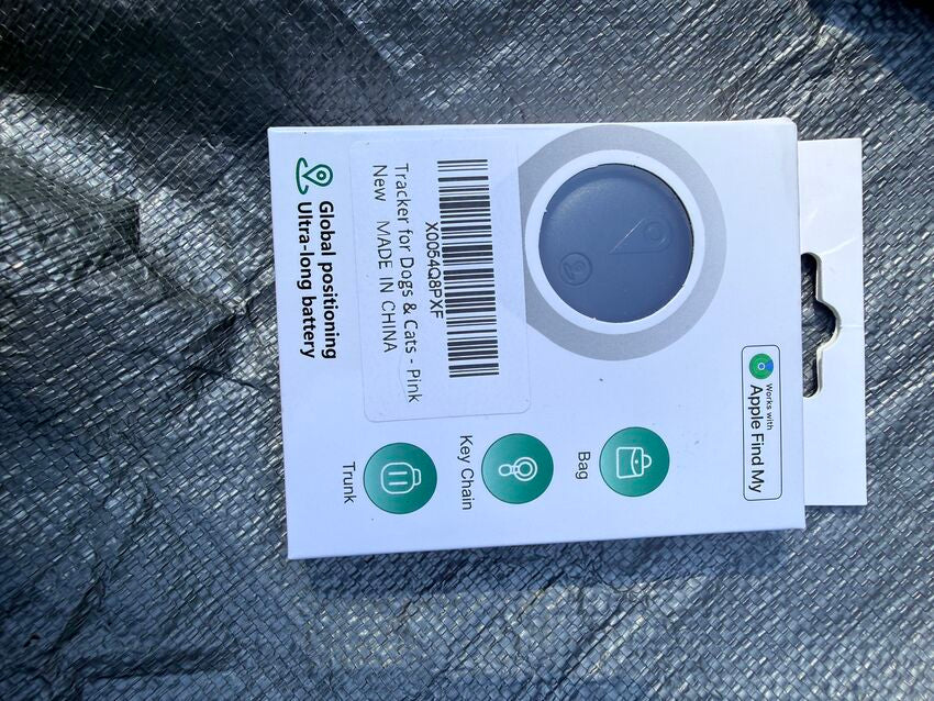Pet GPS Tracker for Dogs & Cats Works with Find My