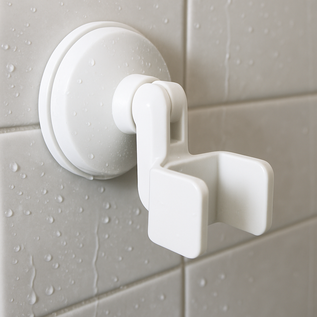 Suction Cup Shower Head Holder Adjustable Bracket