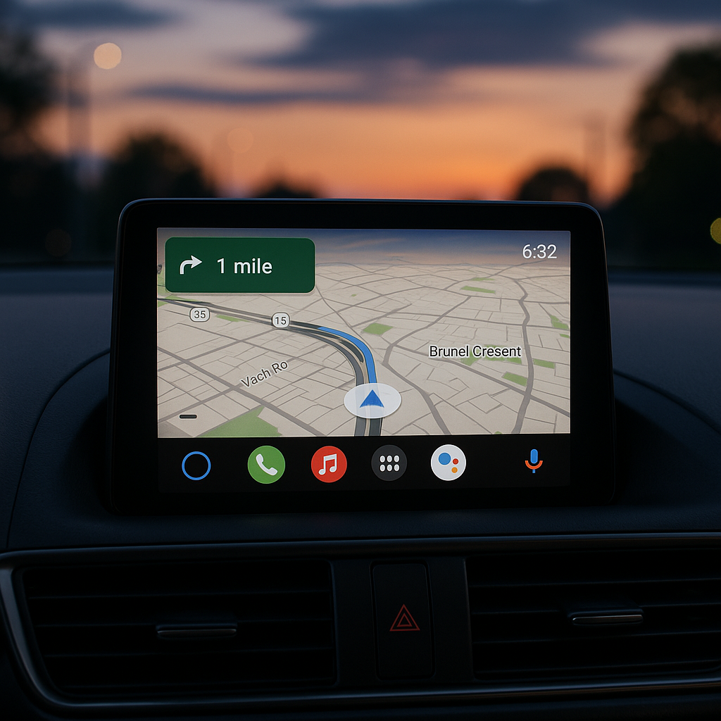 Wireless CarPlay & Android Auto Portable Screen 7in