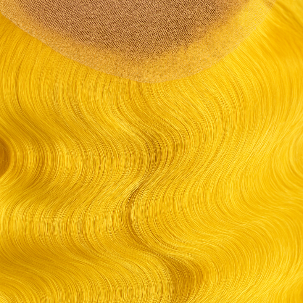 Oiniser Yellow 13x6 Lace Front Wig Body Wave