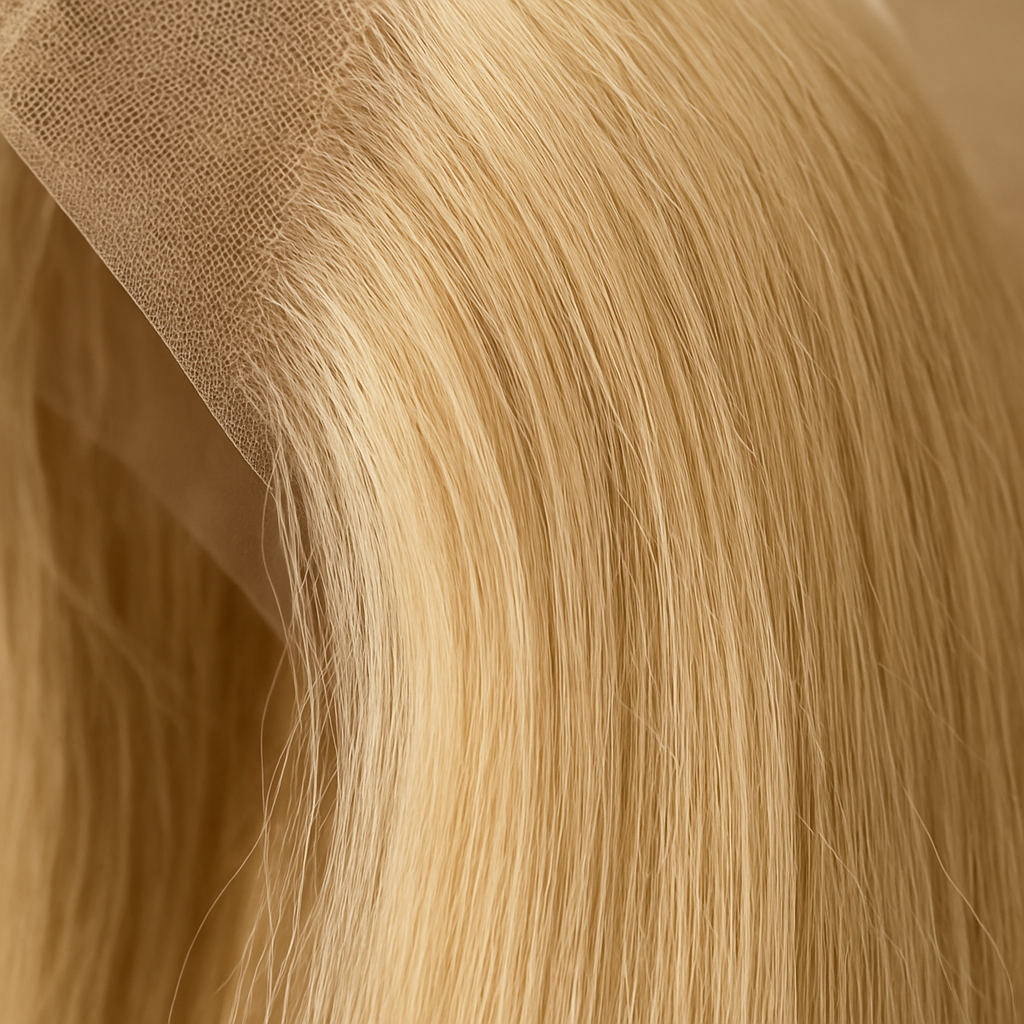 2-in-1 Blonde 13x6 Lace Front Human Hair Wig 18in