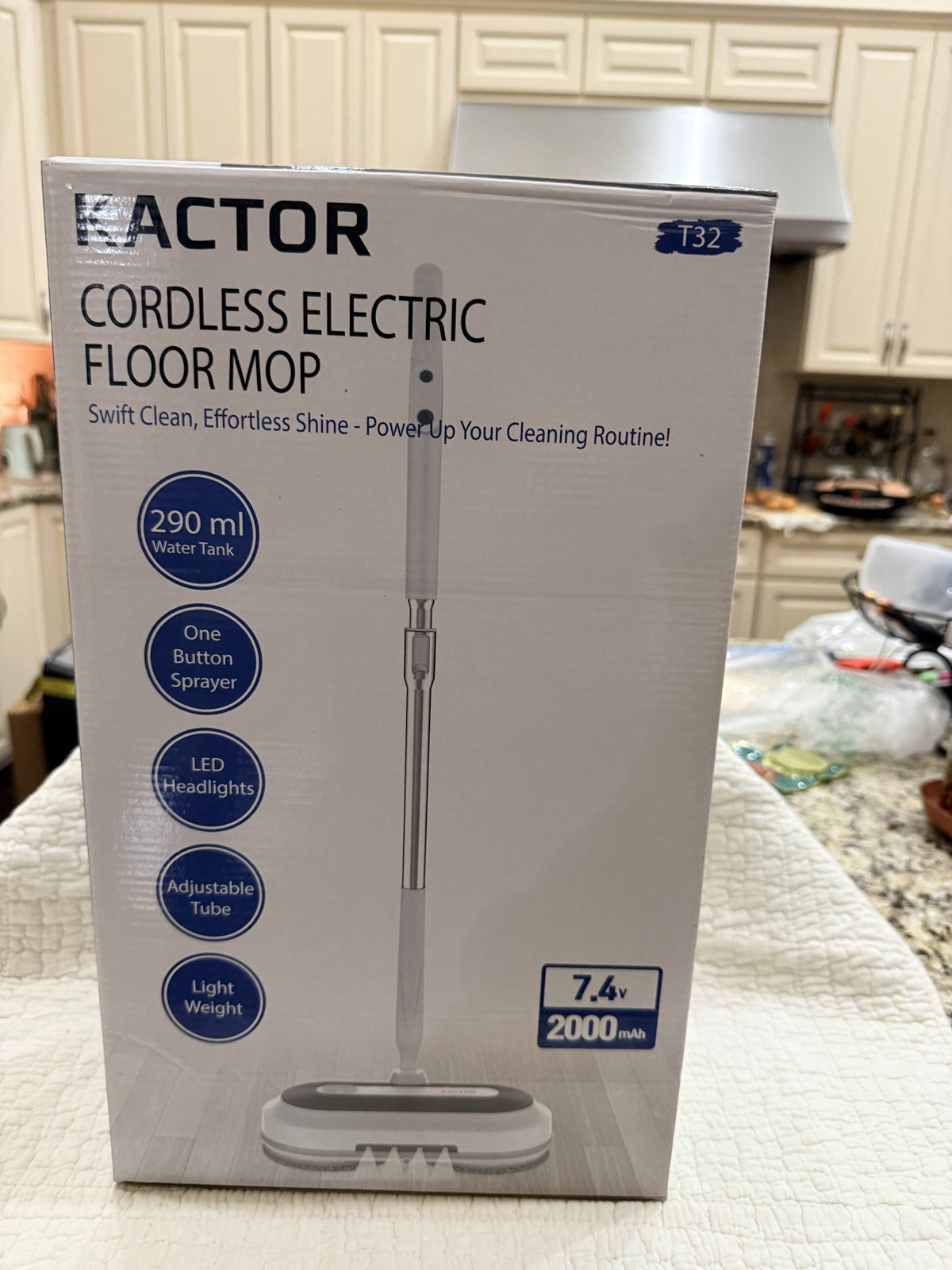 FACTOR Cordless Electric Floor Mop T32
