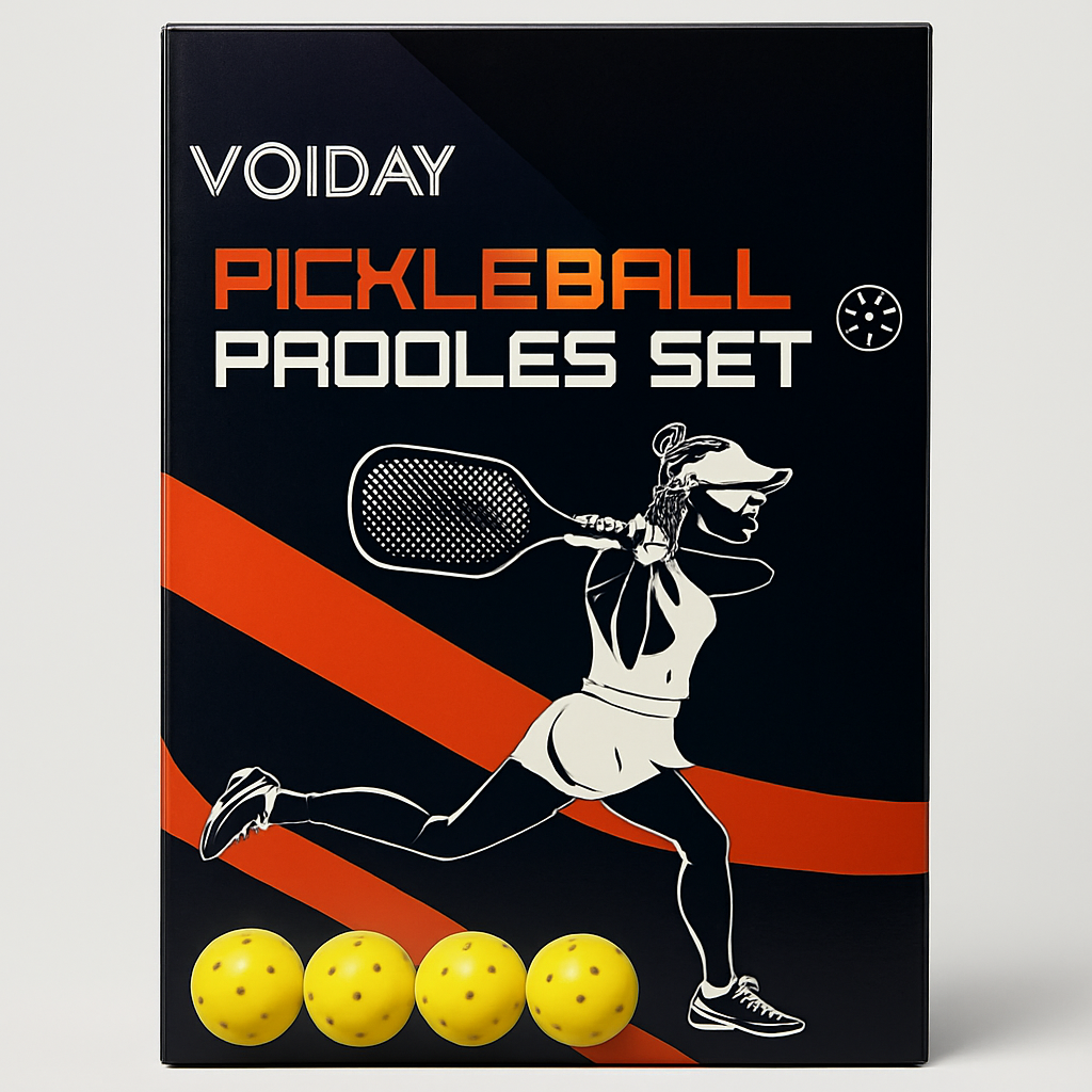 VOIDAY Pickleball Paddles Set with 4 Balls