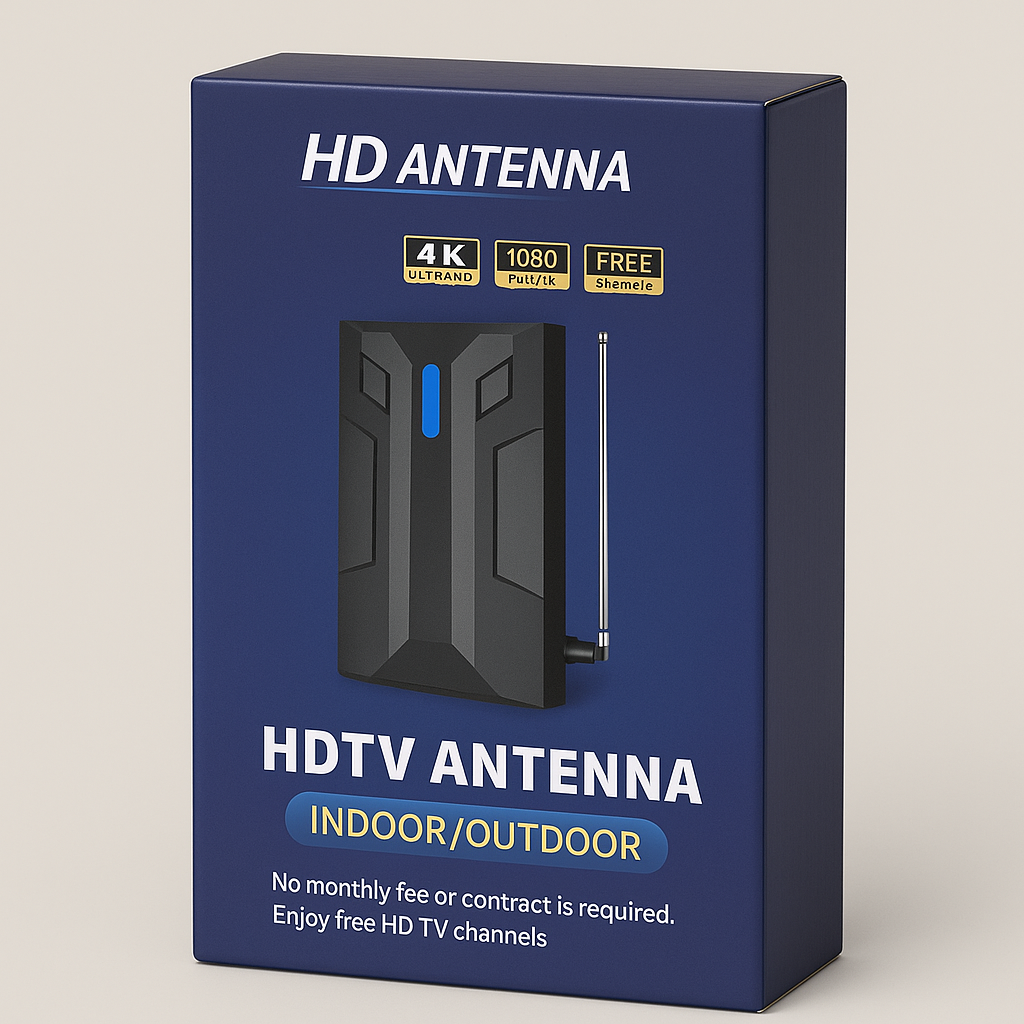 HD Antenna, Indoor/Outdoor HDTV Antenna, 4K/1080 Long Range