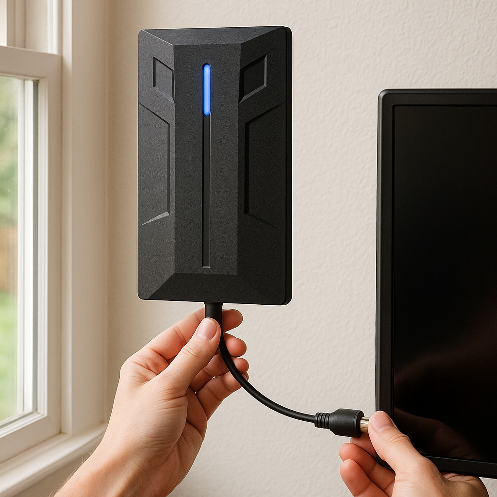 HD Antenna, Indoor/Outdoor HDTV Antenna, 4K/1080 Long Range