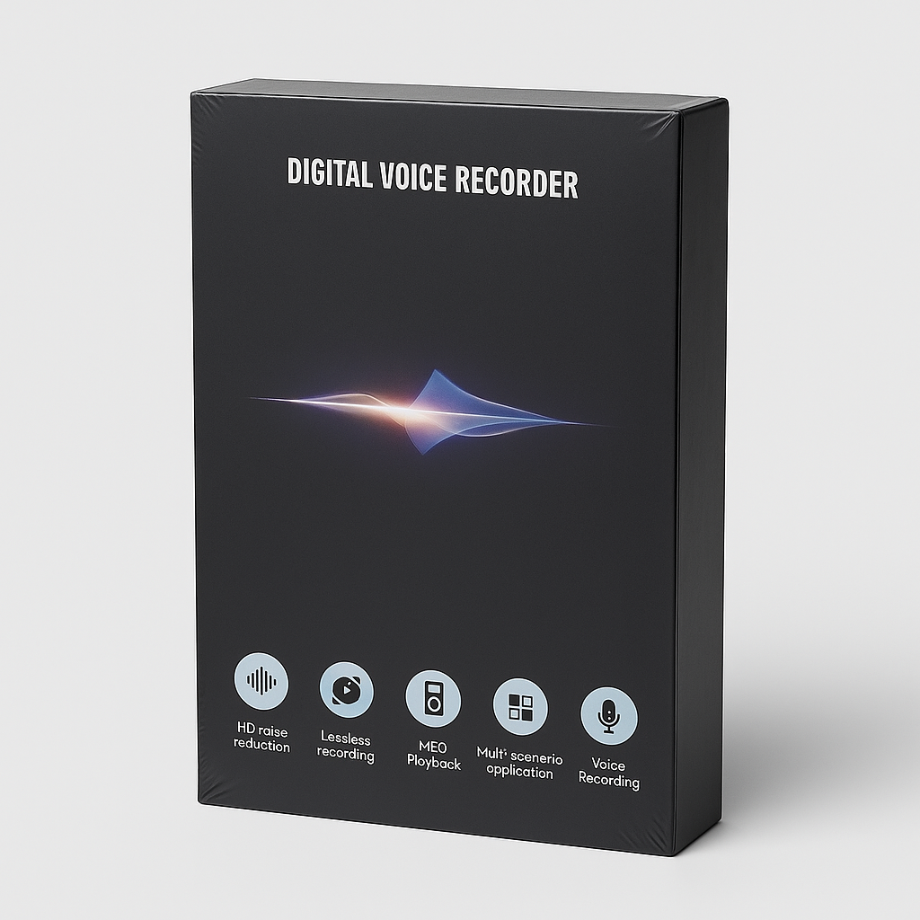 Digital Voice Recorder, HD Noise Reduction, MP3 Playback