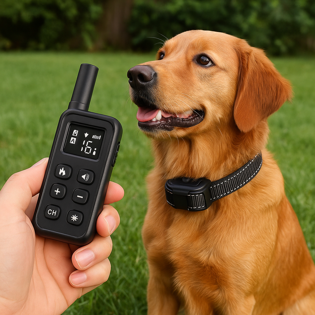 Wireless Remote Dog Training Collar, Vibration/Light/Sound Modes