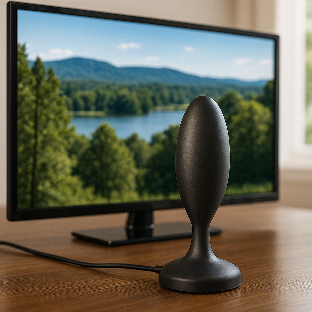 Digital TV Antenna, High Gain Magnetic Base