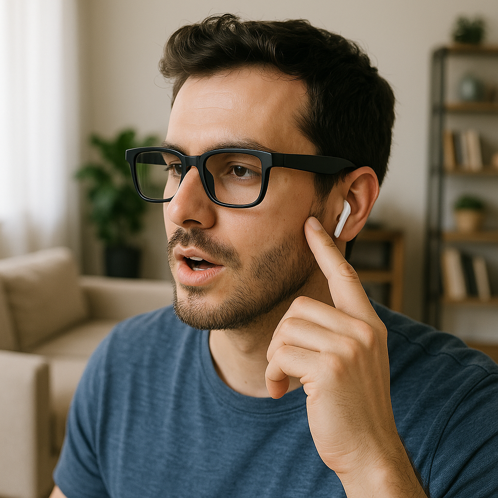 Smart Audio Glasses Touch Control Voice Assistant