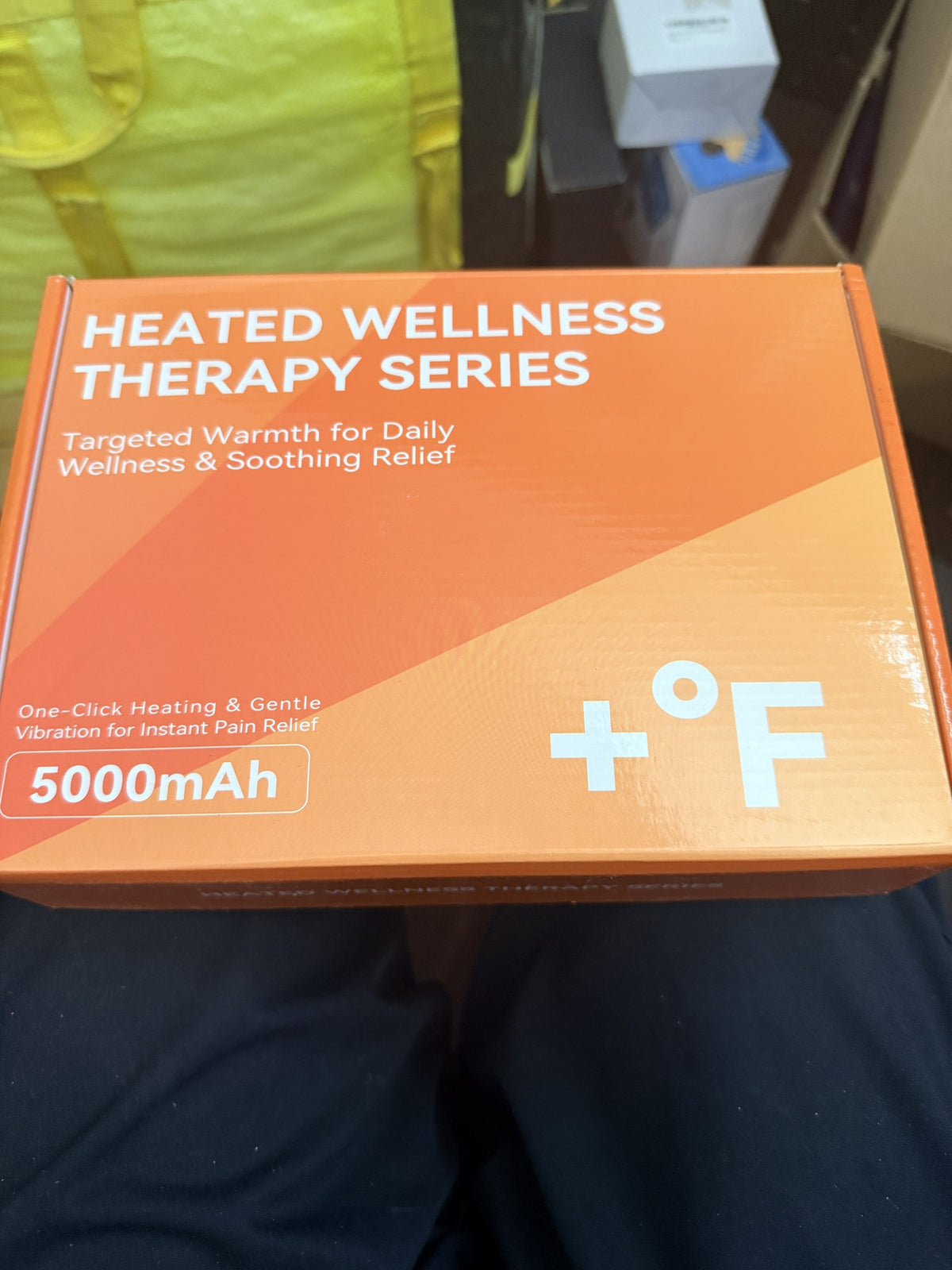 Heated Therapy Wrap with Vibration, 5000mAh Cordless
