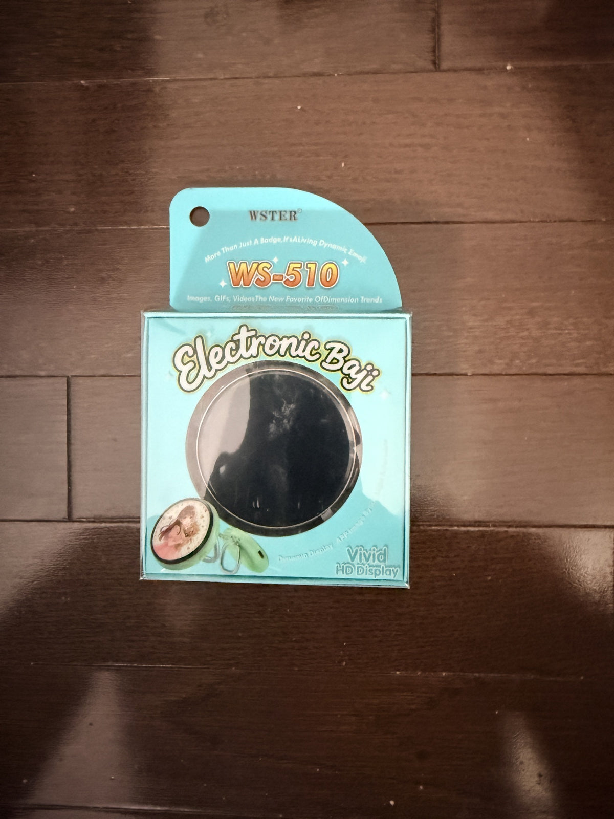 WSTER WS-510 Digital Display Badge, Photo & GIF, Bluetooth