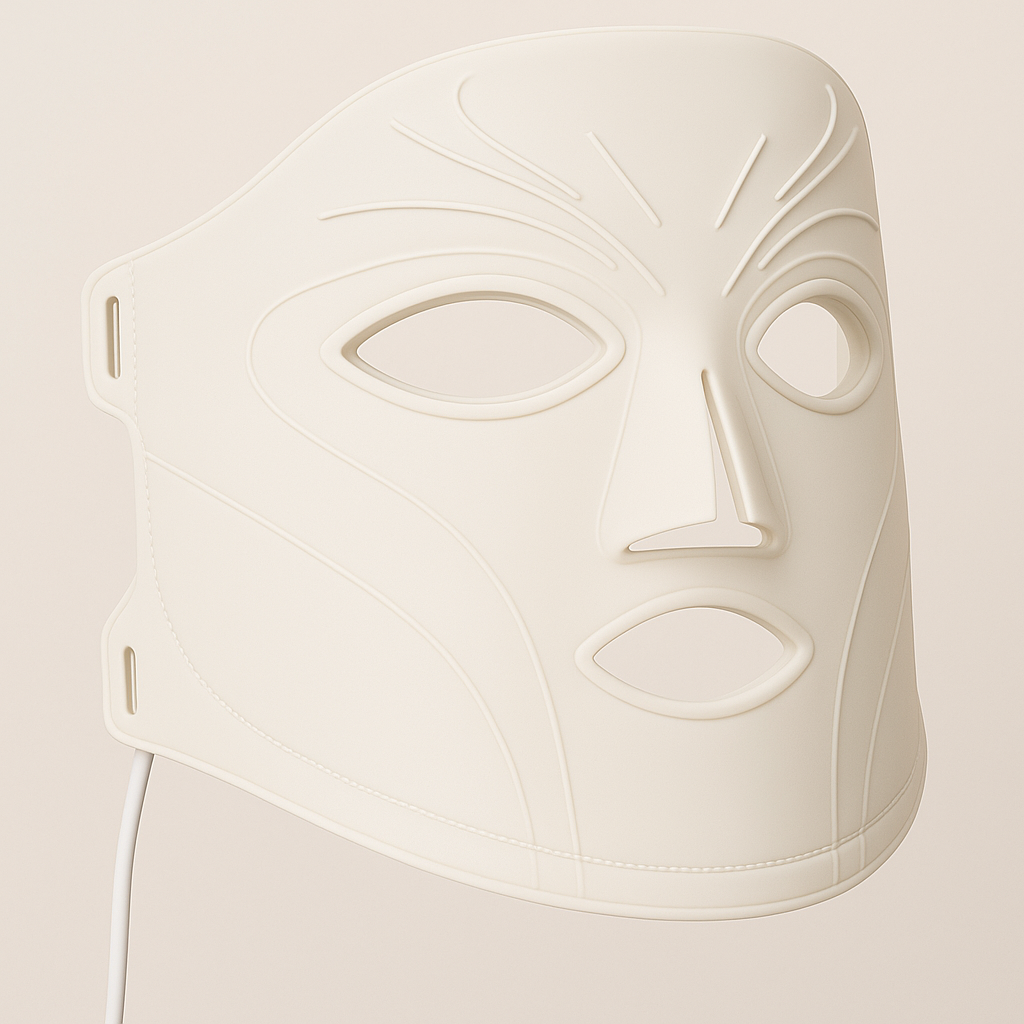 Soft Silicone LED Light Therapy Mask, Rechargeable