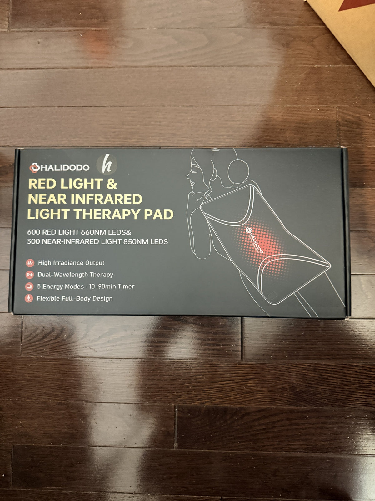 HALIDODO Red Light & Near Infrared Therapy Pad, 900 LEDs