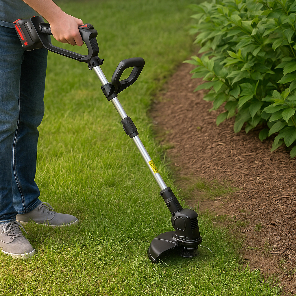 GenorLexa 21V Cordless Brush Cutter & String Trimmer