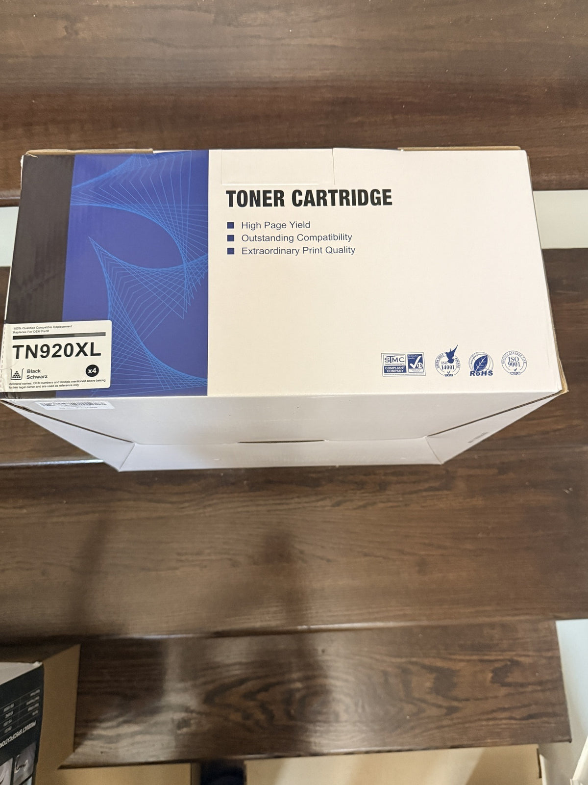 TN920XL Compatible Black Toner Cartridge 4-Pack, High Yield