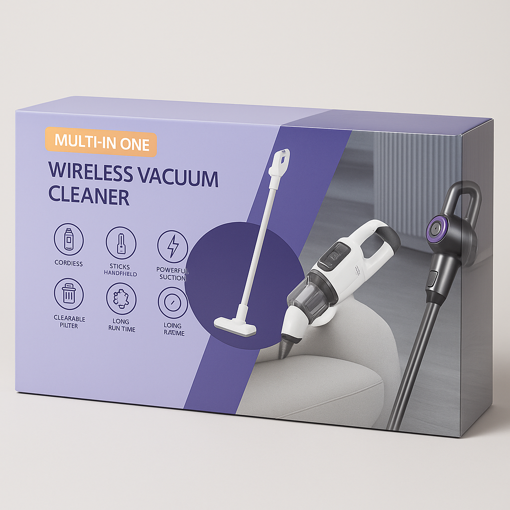 Multi-in-One Wireless Vacuum, Cordless Stick & Handheld