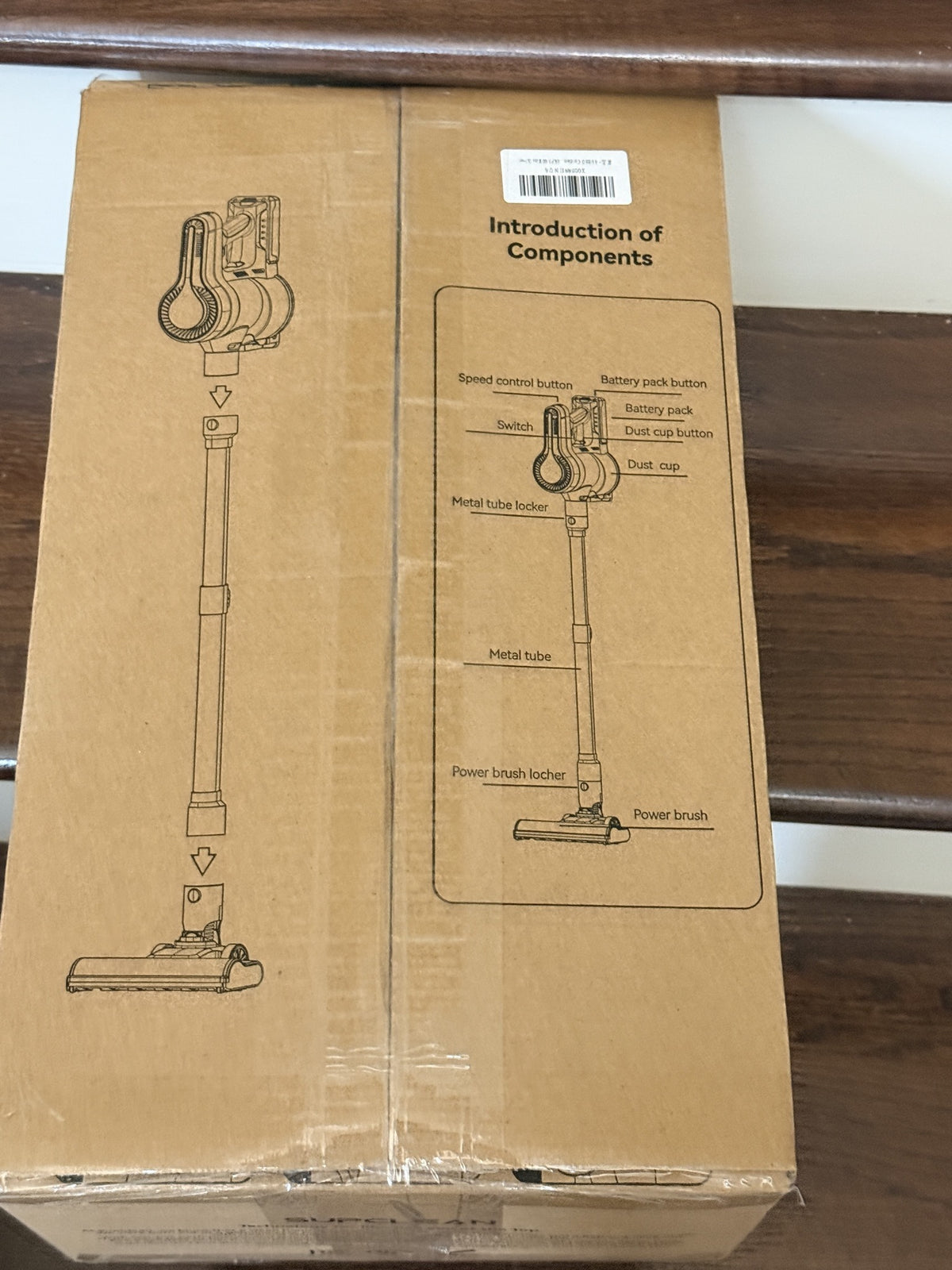 SUPCLEAN A10 Cordless Vacuum Cleaner, Extra-Large Dust Cup