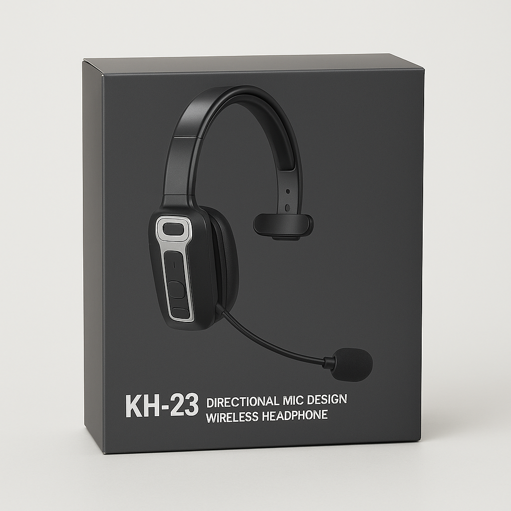 KH-23 Wireless Headset with Directional Mic, Bluetooth