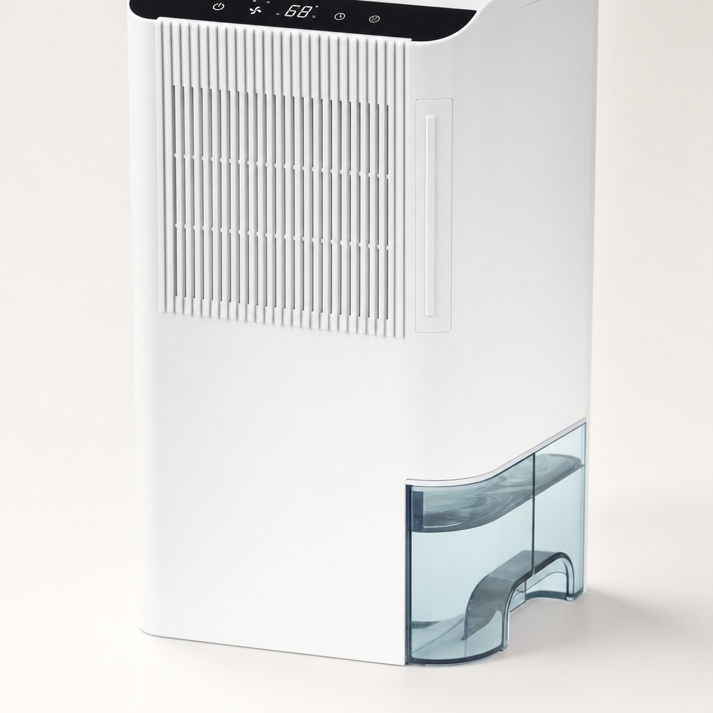 Rotary Dehumidifier with 2-Gear Timer, Quiet Home Use