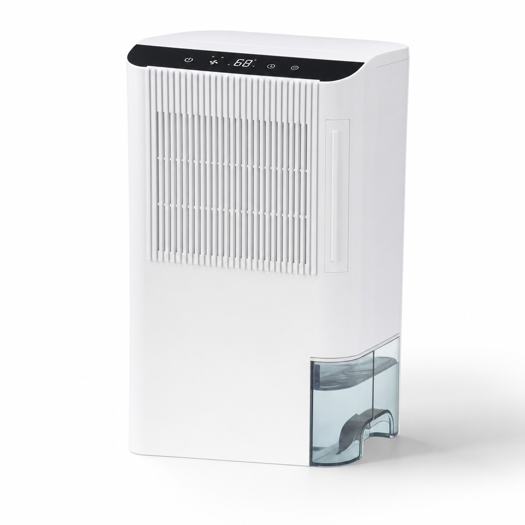 Rotary Dehumidifier with 2-Gear Timer, Quiet Home Use