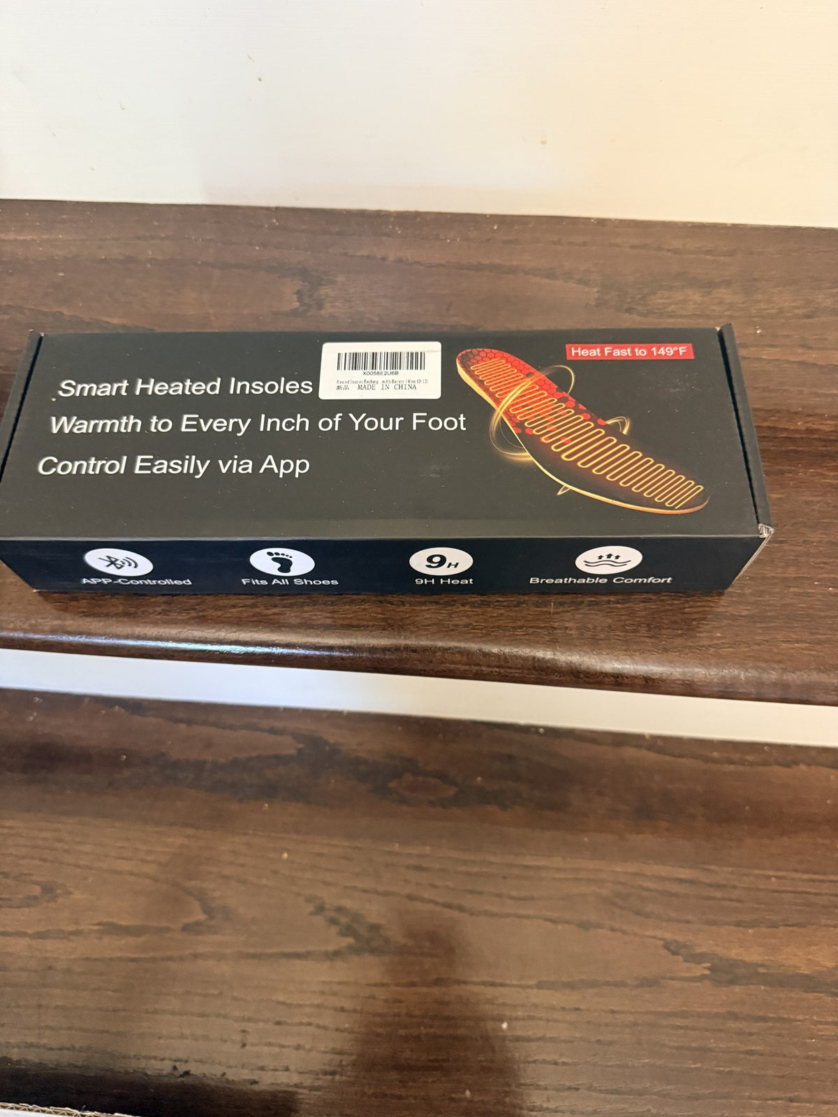 Smart Heated Insoles, App Control, Up to 149°F, Fits All