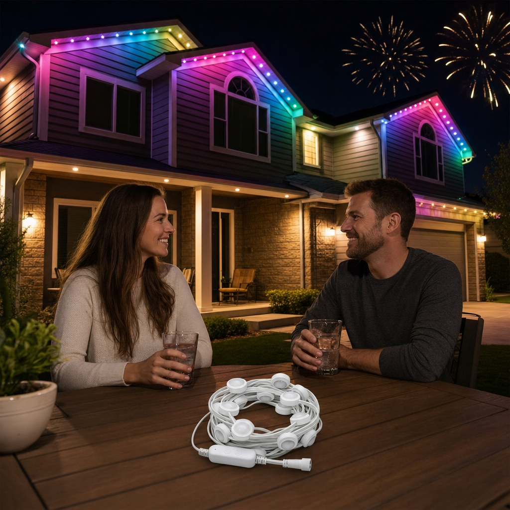 Permanent Outdoor Lights, RGB Smart Eave Lights
