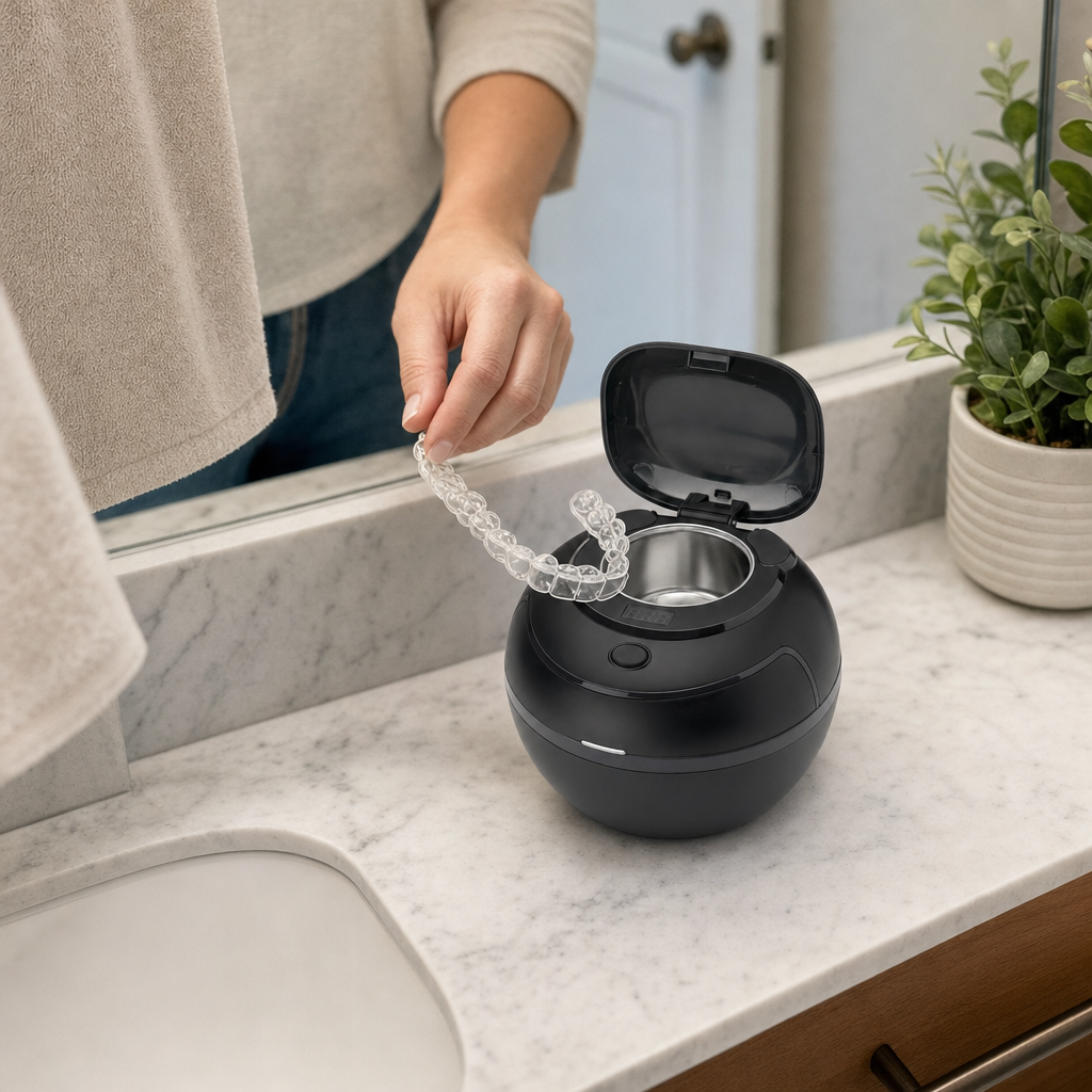 EcoBasic Ultrasonic Retainer Cleaner for Aligners & Dentures