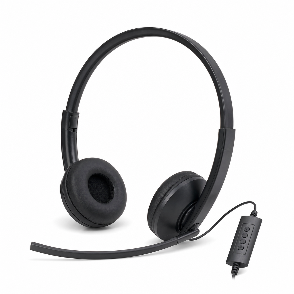 Wireless Headset with Mic for Work, Teams & Zoom Ready