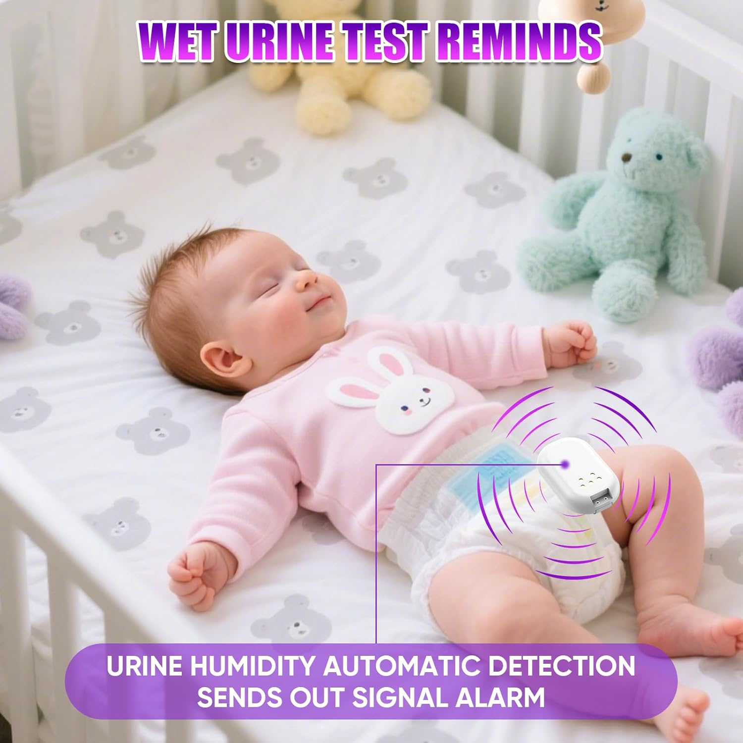 Wireless Bedwetting Alarm for Kids - Nighttime Potty Training for Boys & Girls