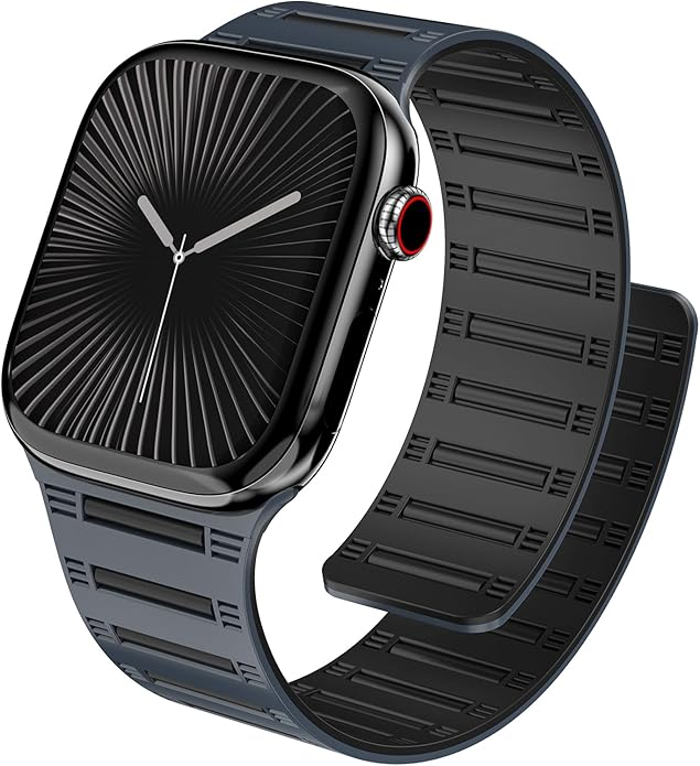 Silicone Magnetic Apple Watch Band - Compatible with All Series