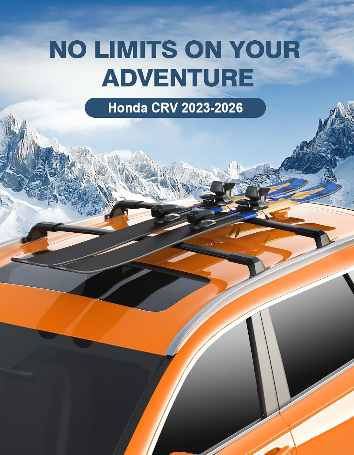 Roof Rack Cross Bars for 2023-2026 Honda CR-V - Heavy Duty Aluminum 220lbs Capacity