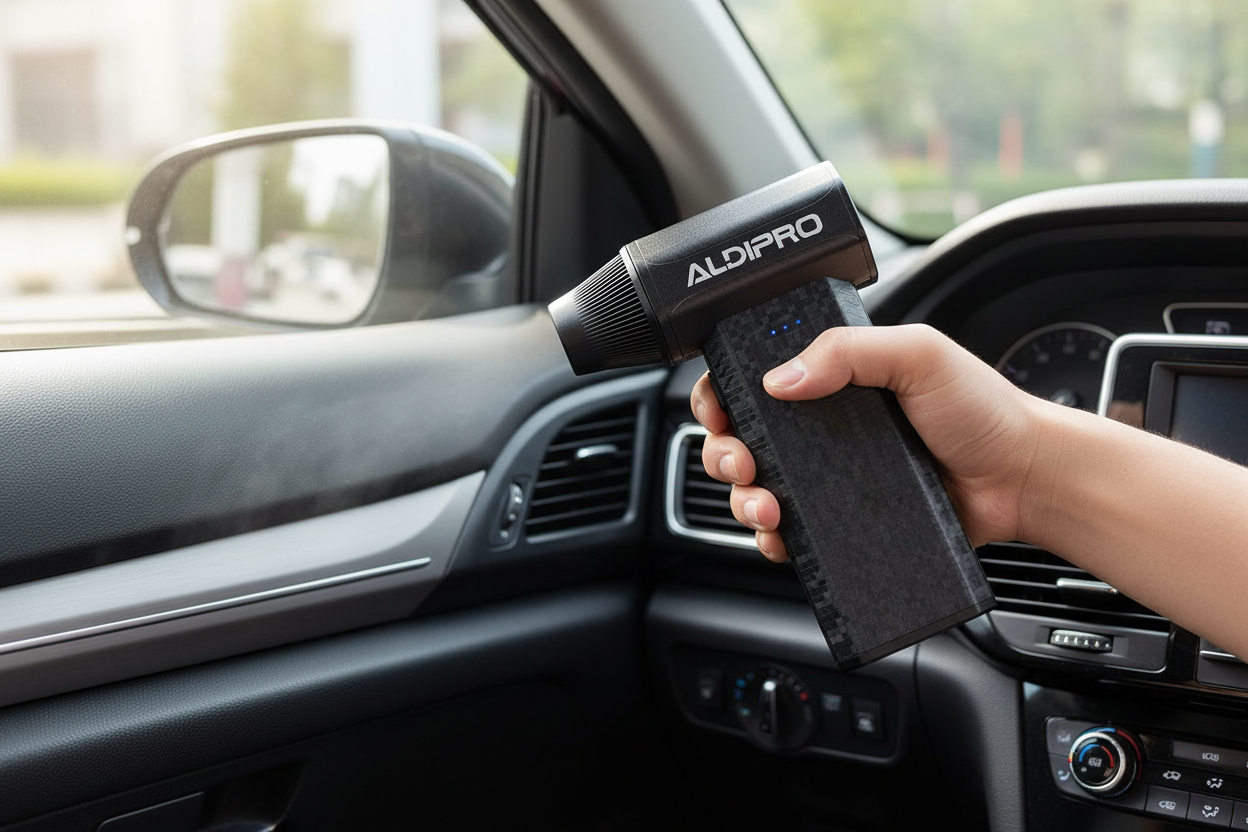 ALDIPRO Air Duster – Car Interior Lifestyle v4