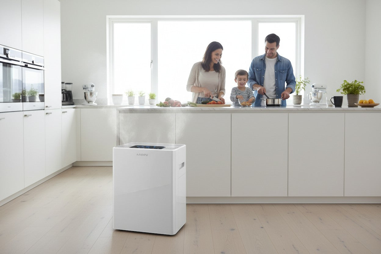AMEIFU Air Purifier — Kitchen Floor