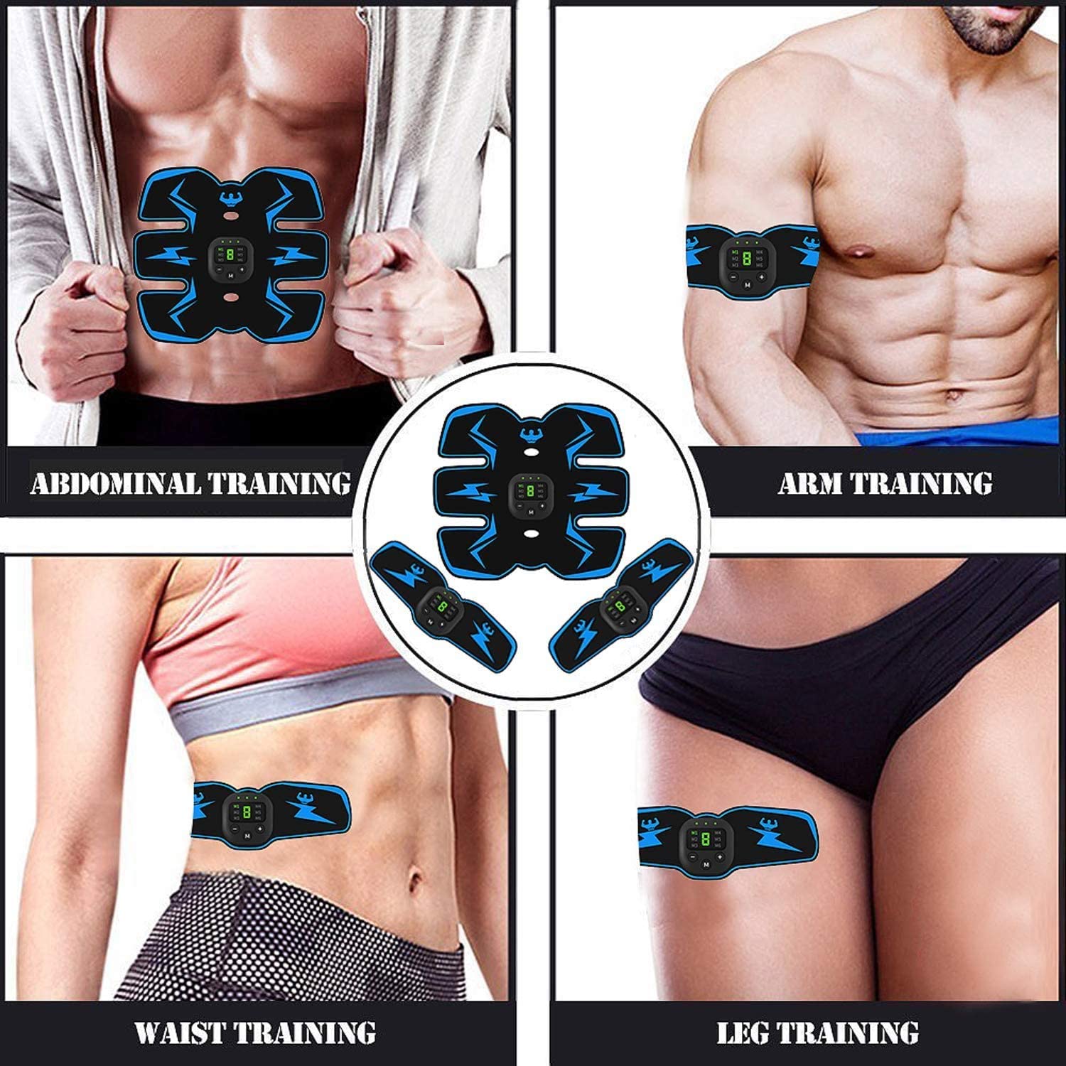 EMS Wireless Muscle Stimulator – Unisex Full Body Set