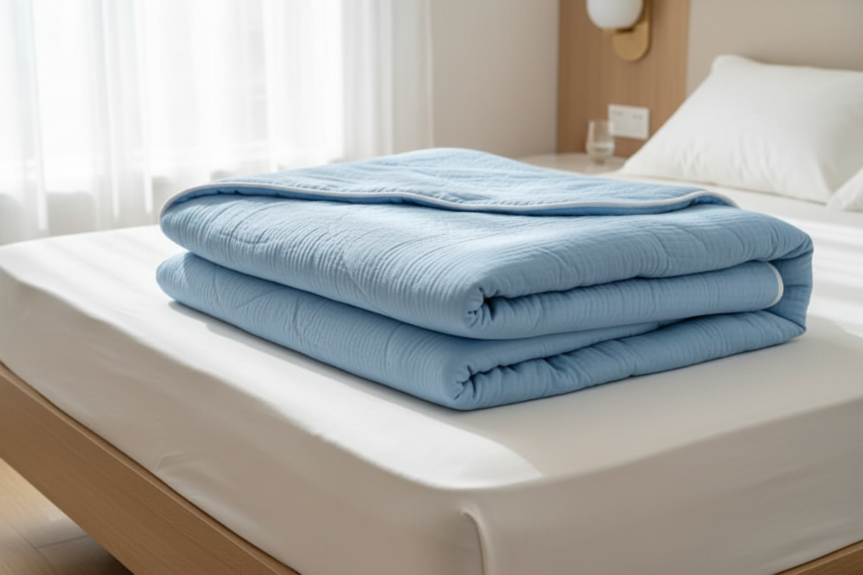 Cooling Comforter Bed Foot Styling