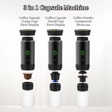 A versatile 3-in-1 portable espresso machine