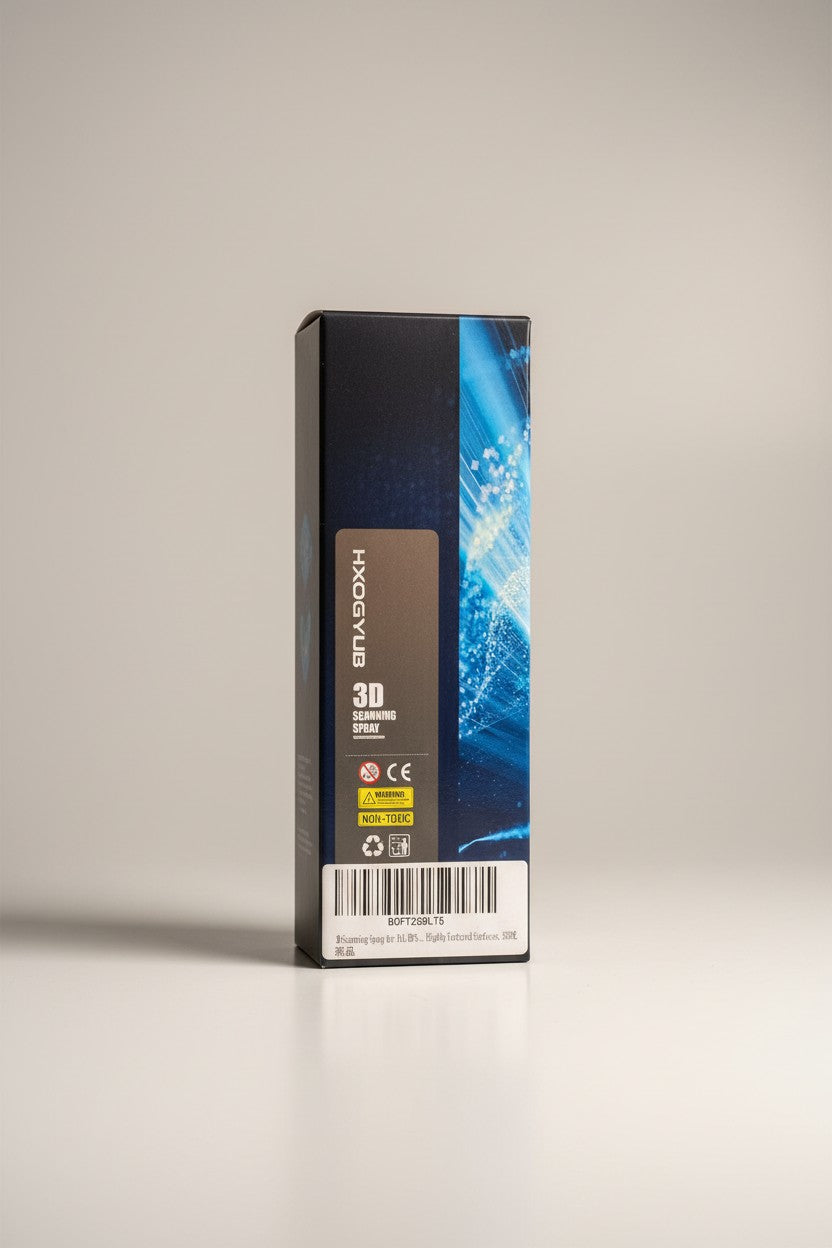 Exquisite Deal Shop HXOGYUB 3D scanning spray, 500ml bottle, anti-reflective, non-toxic, washable matte coating for clean scans.