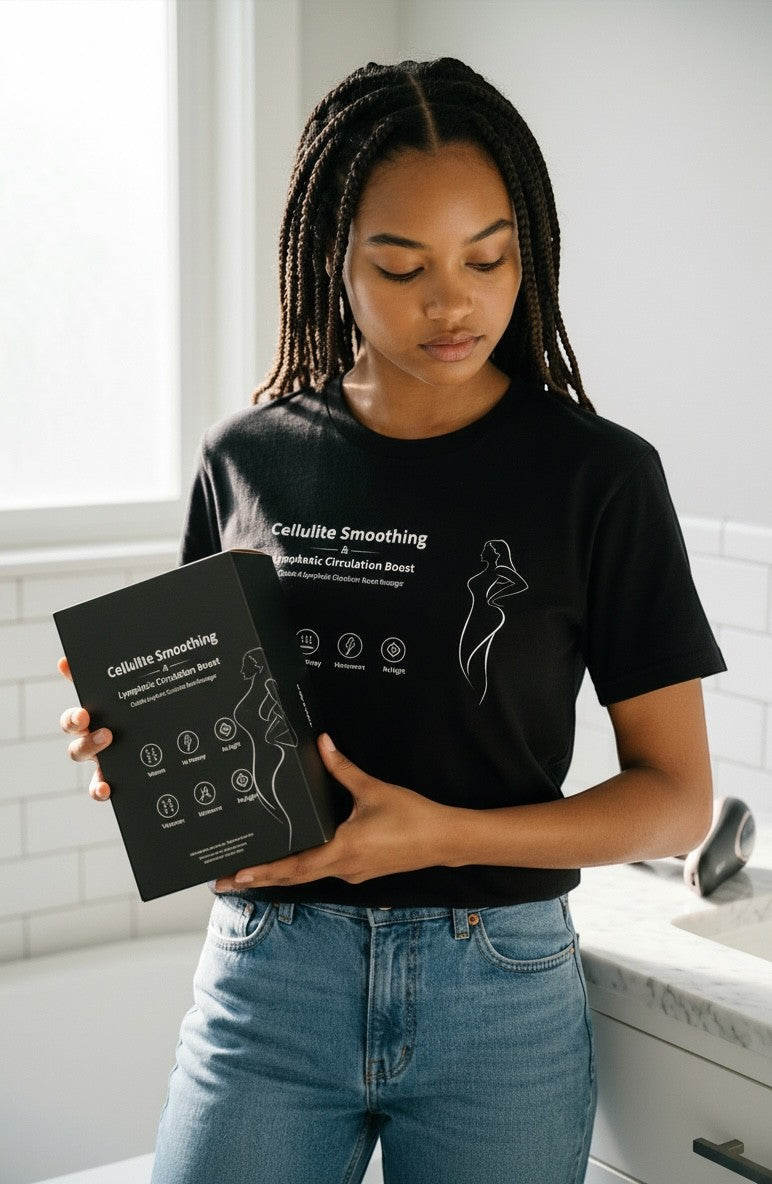 Exquisite Deal Shop Anti-Cellulite Massage Tool for body sculpting, smoothing, and circulation boost. Targets cellulite on thighs, hips, arms, and abdomen.