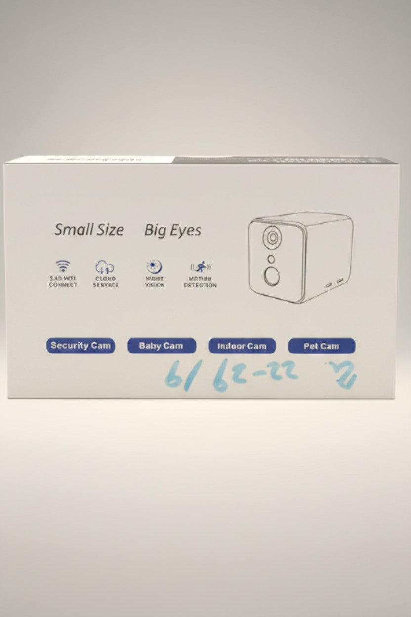 Exquisite Deal Shop B13-DZ mini WiFi camera with night vision, motion detection, and 2.4G connectivity. Compact security cam.