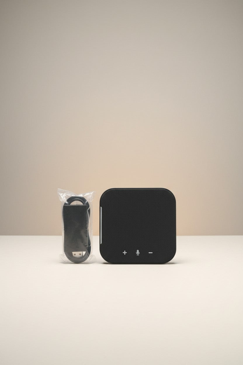 Exquisite Deal Shop B30 conference speakerphone and USB docking station hub with built-in mic array and full-duplex speaker.