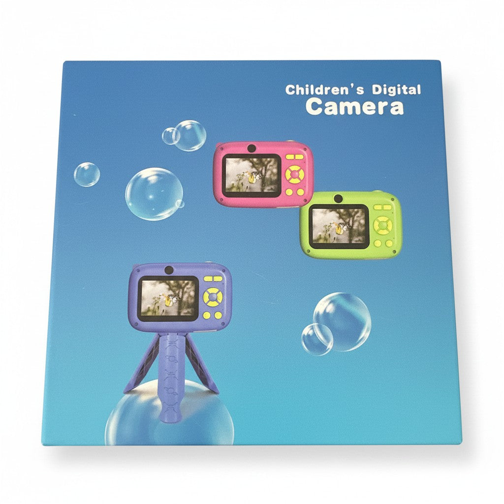 Exquisite Deal Shop pink and green digital cameras for kids, 1080P HD, 2-inch screen, selfie mode, fun filters.