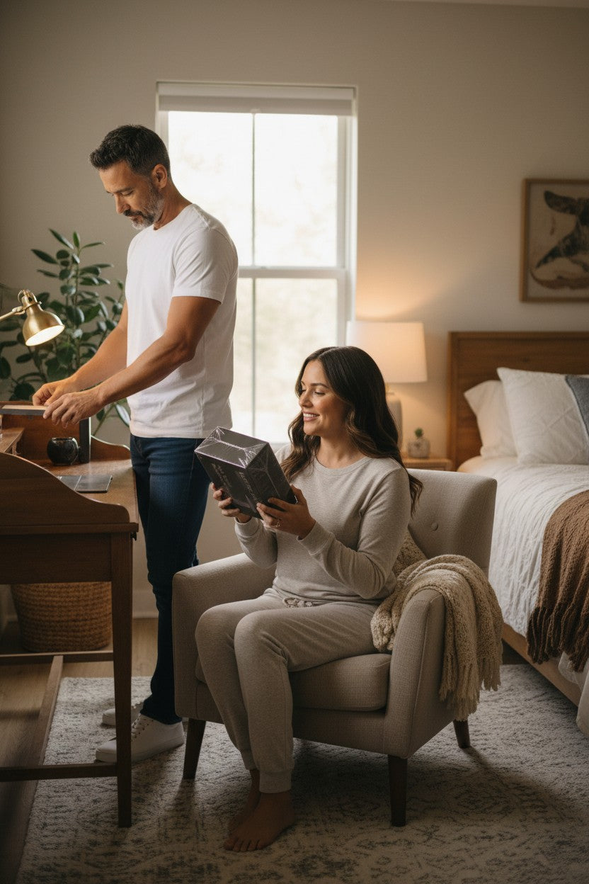 Exquisite Deal Shop Mini Electric Air Duster, cordless, high-speed brushless motor, USB-C charging.